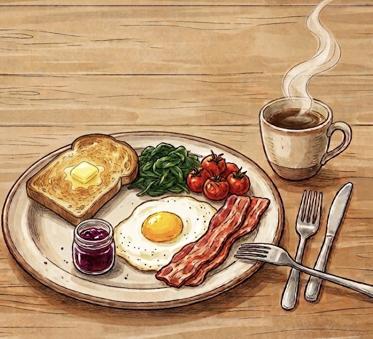朝ごはんのイメージ
